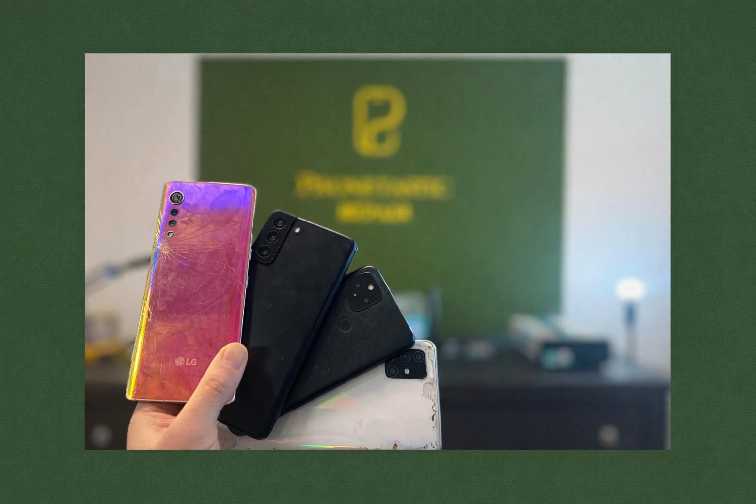 Repairing different smartphone models